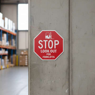 Stop Look Out For Forklifts