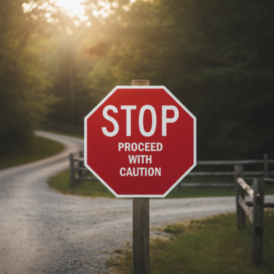 Stop Proceed With Caution