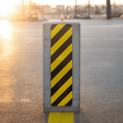 Caution Marker, Down And Left