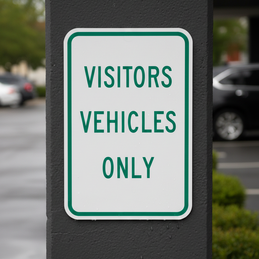 Visitors Vehicles Only - Image 2