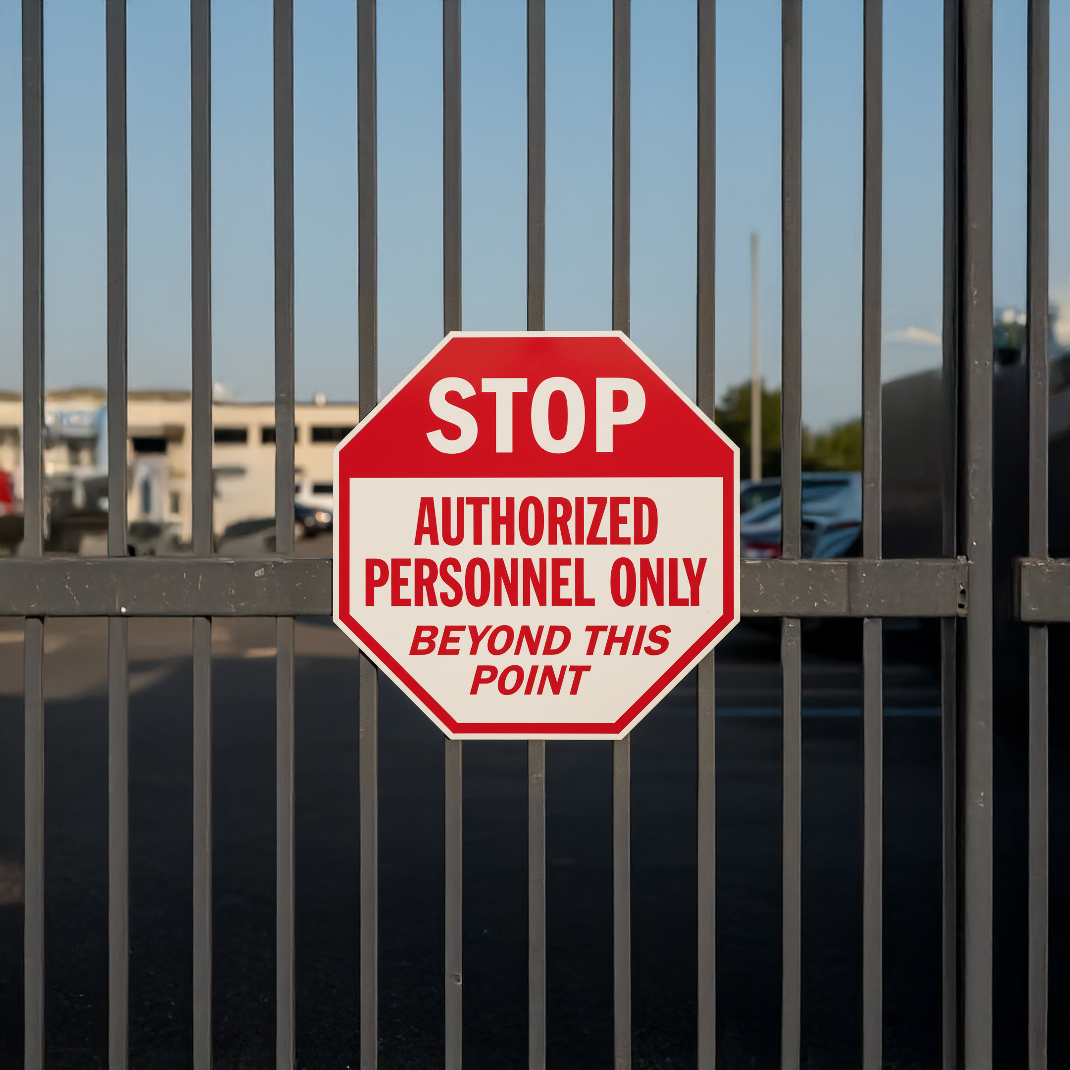 Stop Authorized Personnel Only Beyond This Point