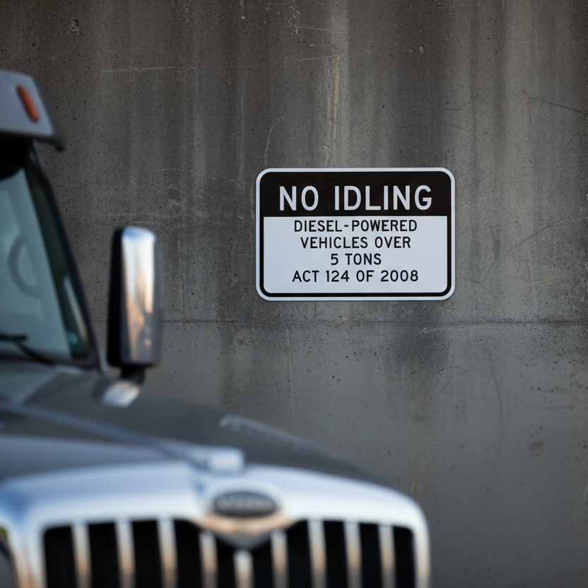 No Idling Diesel Powered Vehicles Over 5 Tons Act 124 Of - Image 2