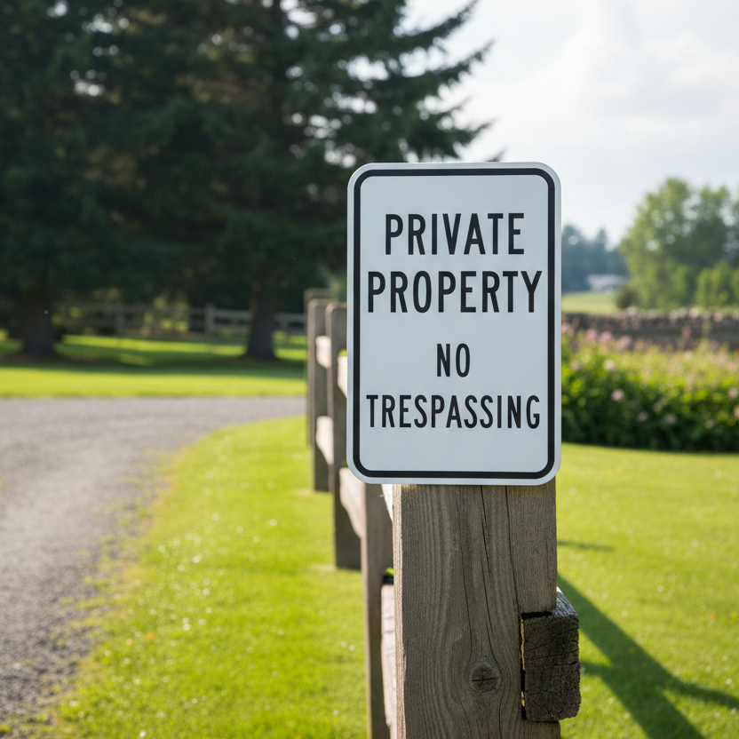 Private Property No Tresspassing - Image 2