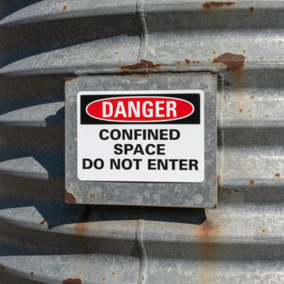 Danger Confined Space Do Not Enter