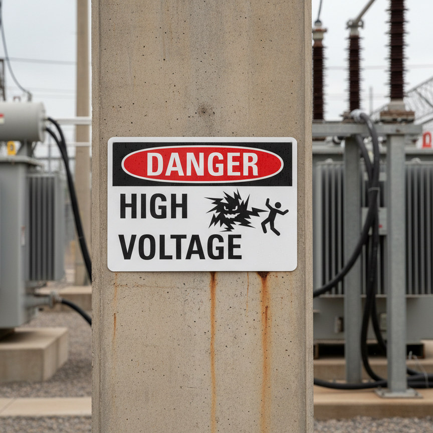 Danger High Voltage (W/Sym) - Image 2