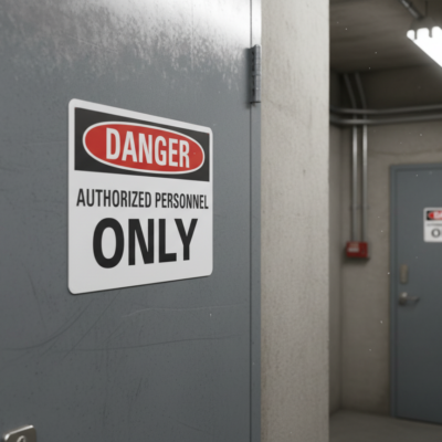 Danger Authorized Personnel Only