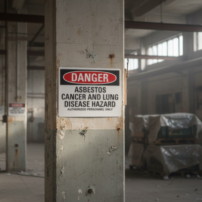 Danger Asbestos Cancer Lung Disease Hazard Authorized