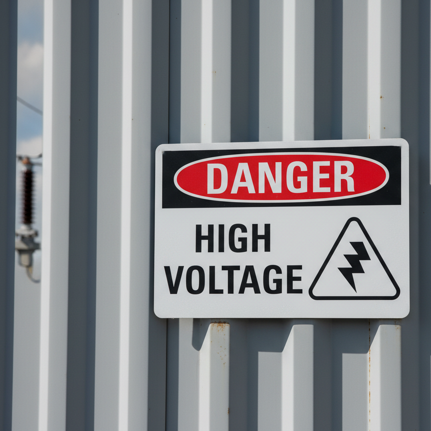 Danger High Voltage (W/Sym) - Image 2