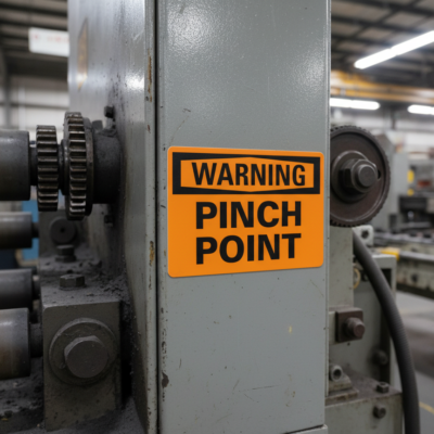 Warning Pinch Point