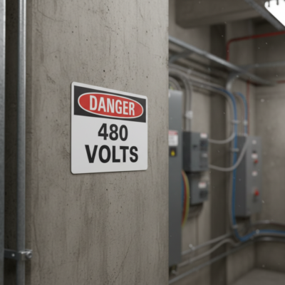 Danger 480 Volts