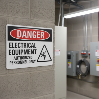 Danger Electrical Equipment Authorized Personnel Only