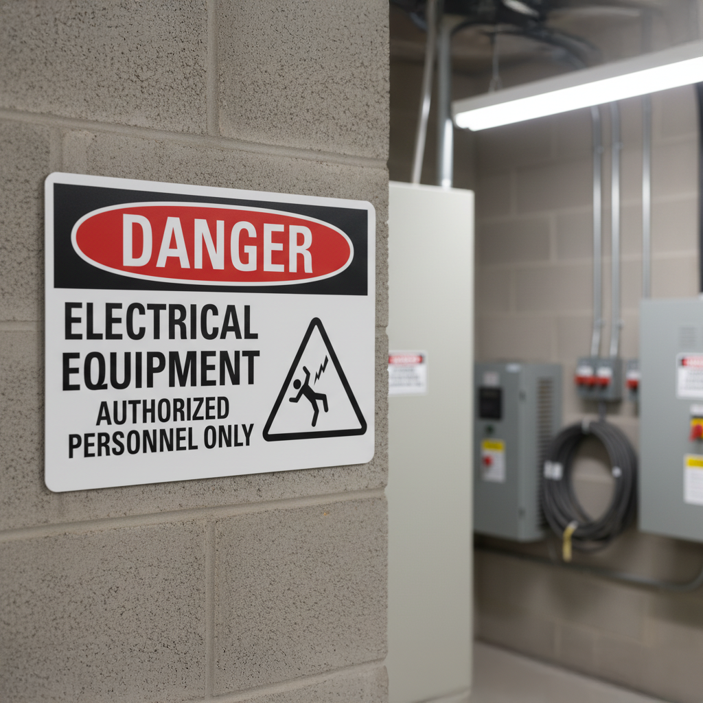 Danger Electrical Equipment Authorized Personnel Only