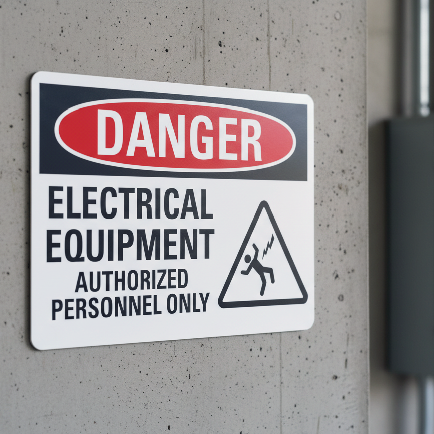 Danger Electrical Equipment Authorized Personnel Only - Image 2