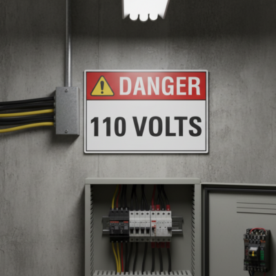 Danger (Ansi) 110 Volts