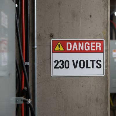 Danger (Ansi) 230 Volts