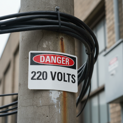 Danger 220 Volts