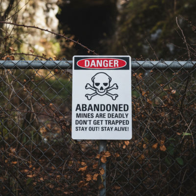 Danger Abandoned Mines Are Deadly Don't Get Trapped