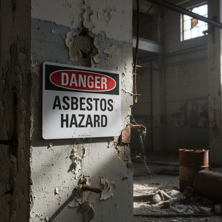 Danger Asbestos Hazard