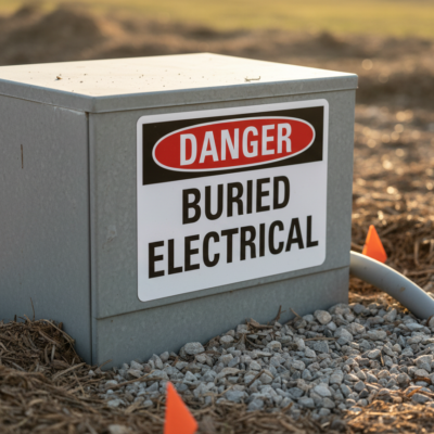 Danger Buried Electrical