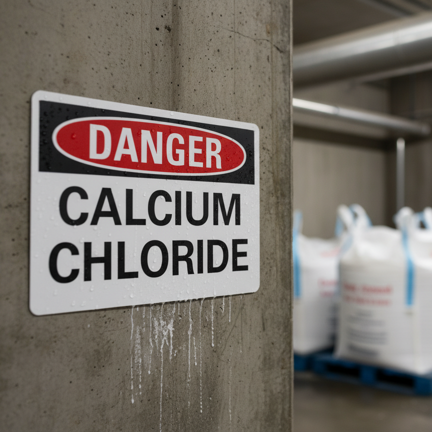 Danger Calcium Chloride