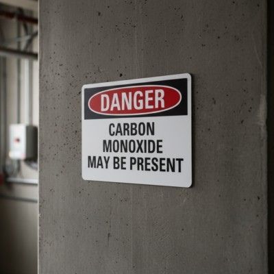Danger Carbon Monoxide May Be Present