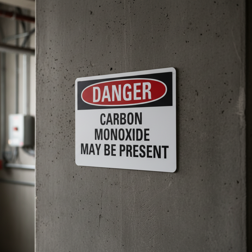 Danger Carbon Monoxide May Be Present