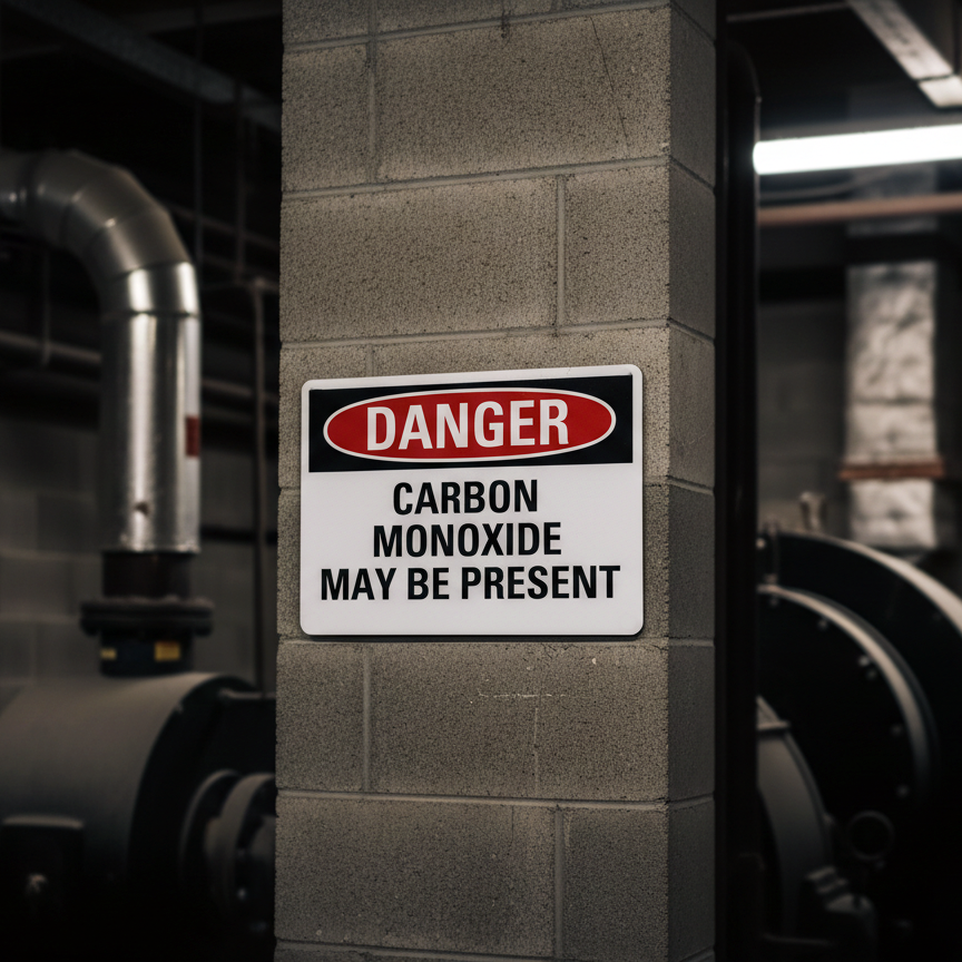 Danger Carbon Monoxide May Be Present - Image 2