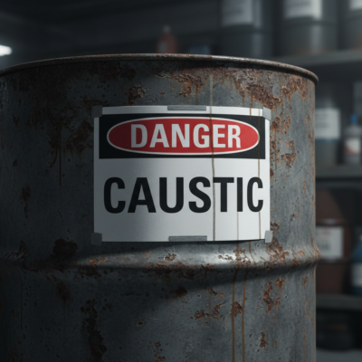 Danger Caustic