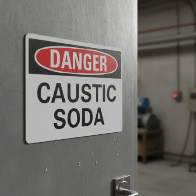Danger Caustic Soda
