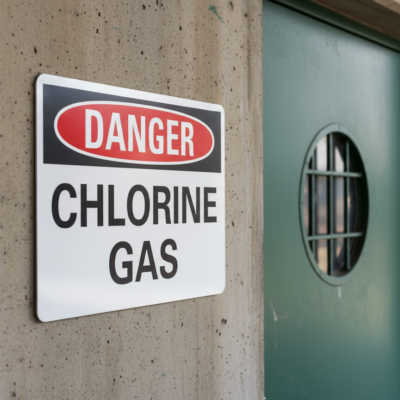 Danger Chlorine Gas