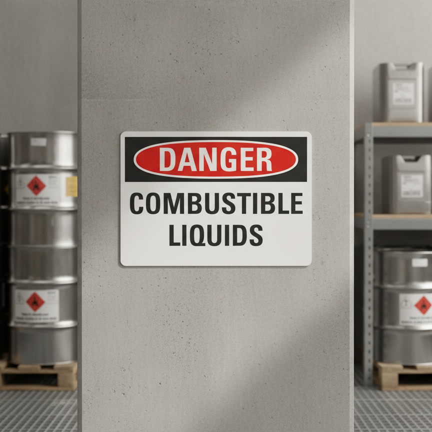 Danger Combustible Liquids