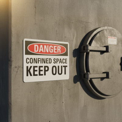 Danger Confined Space Keep Out