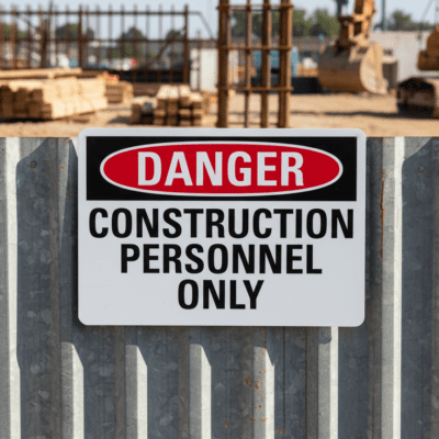 Danger Construction Personnel Only
