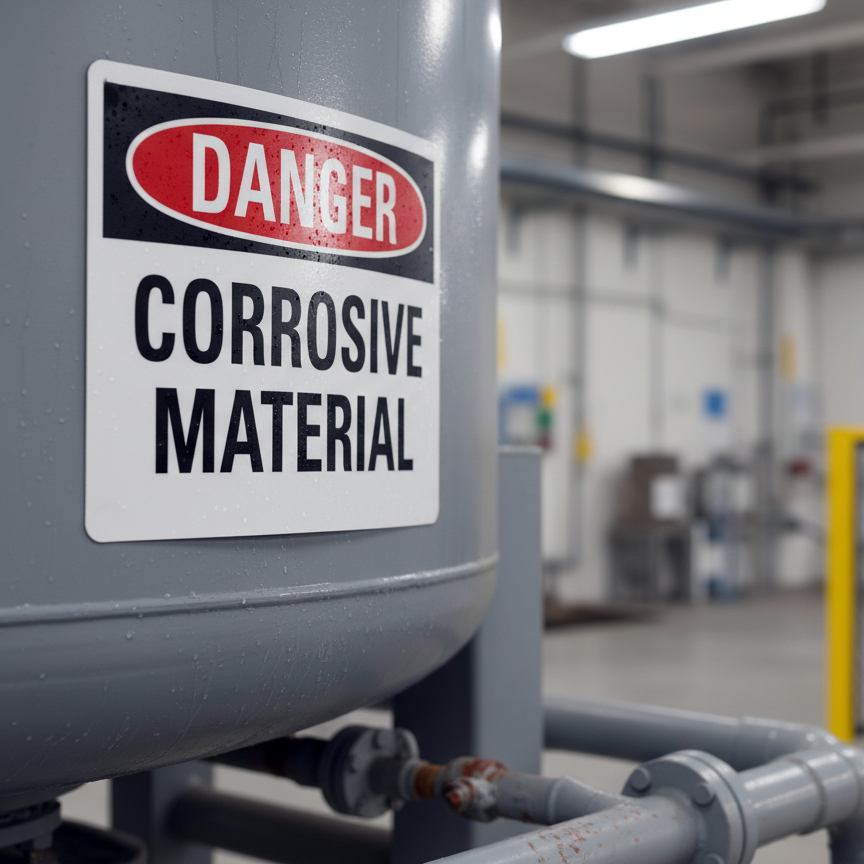 Danger Corrosive Material - Image 2