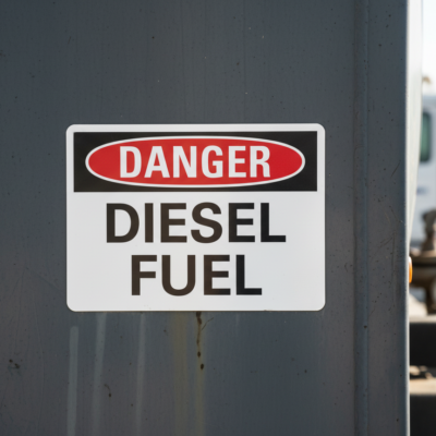 Danger Diesel Fuel