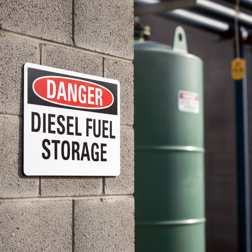 Danger Diesel Fuel Storage - Image 2