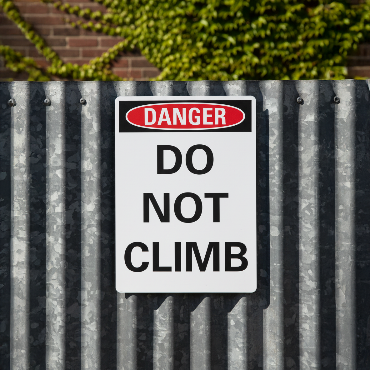 Danger Do Not Climb