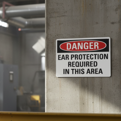 Danger Ear Protection Required In This Area