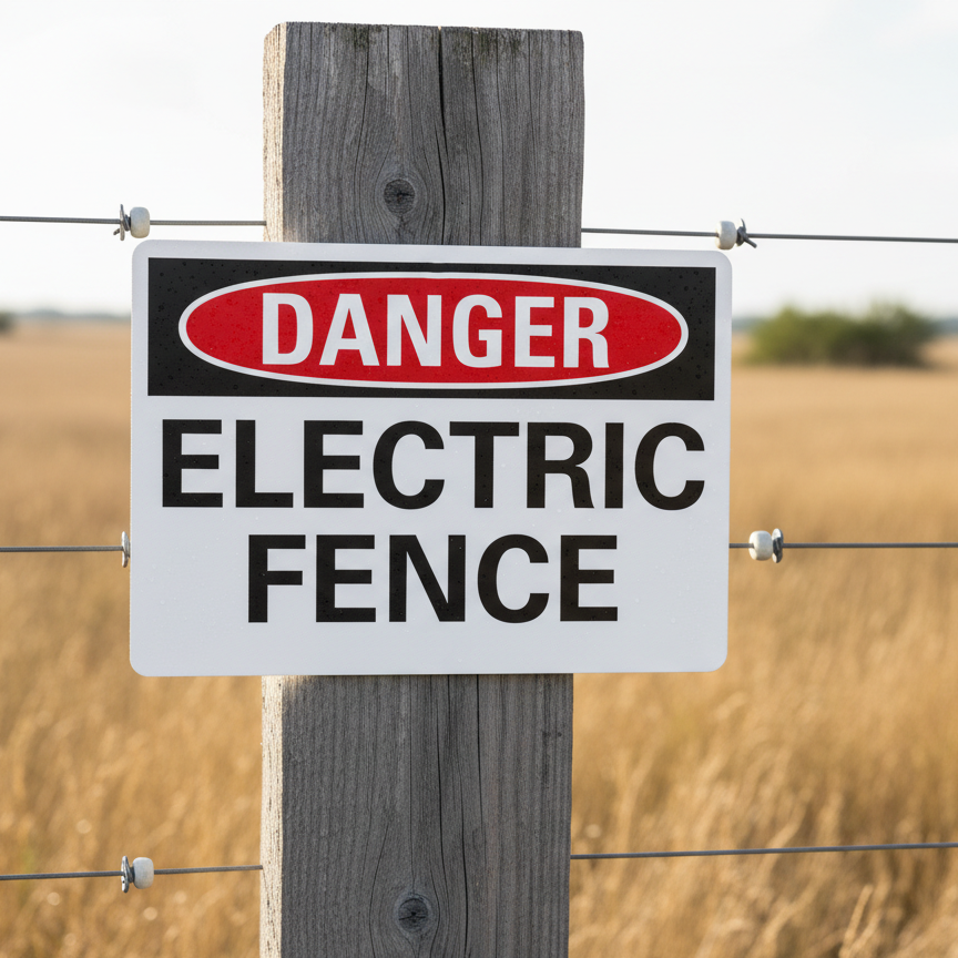 Danger Electric Fence - Image 2