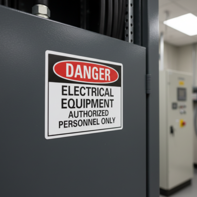 Danger Electrical Equipment Authorized Personnel Only