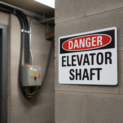 Danger Elevator Shaft