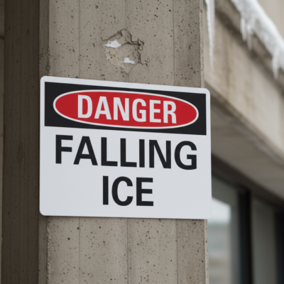 Danger Falling Ice