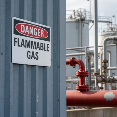 Danger Flammable Gas