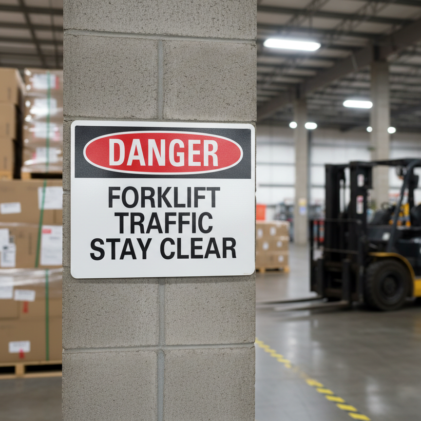 Danger Forklift Traffic Stay Clear - Image 2