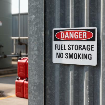 Danger Fuel Storage No Smoking