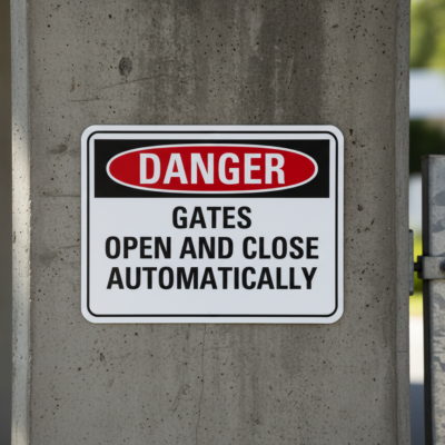 Danger Gates Open And Close Automatically