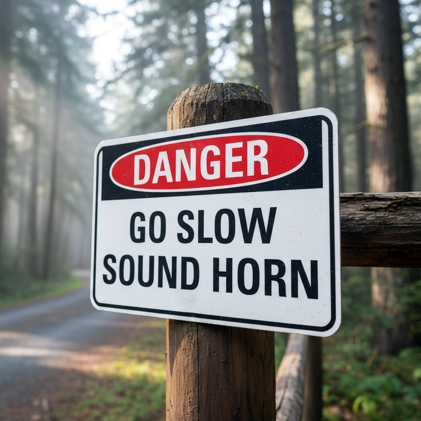 Danger Go Slow Sound Horn - Image 2