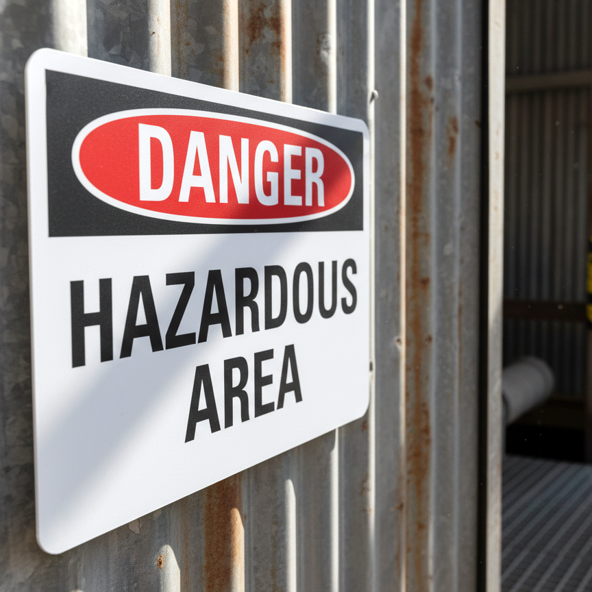 Danger Hazardous Area - Image 2