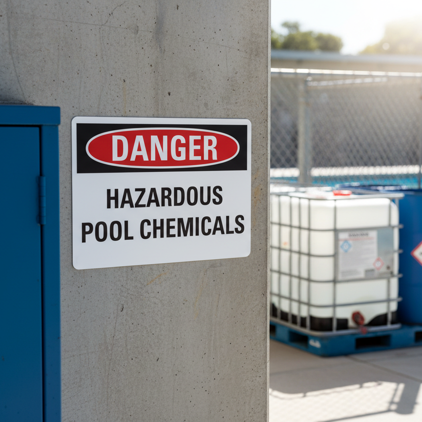 Danger Hazardous Pool Chemicals - Image 2