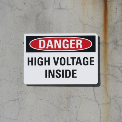 Danger High Voltage Inside